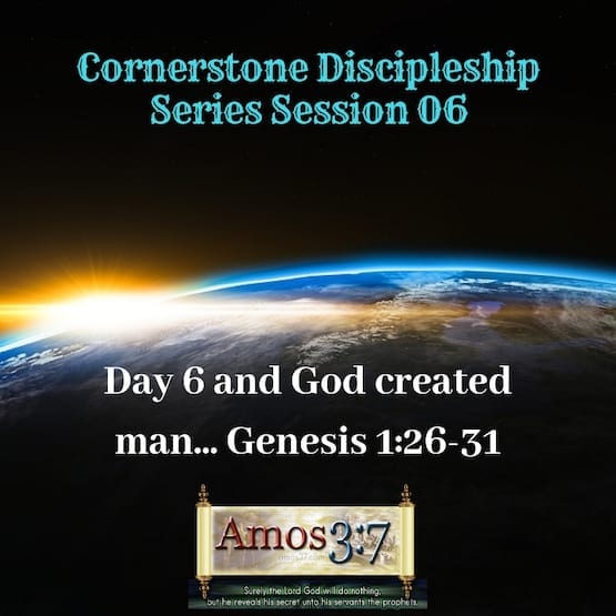 Genesis 1, Day 6, God, created, man, creation, discipleship,