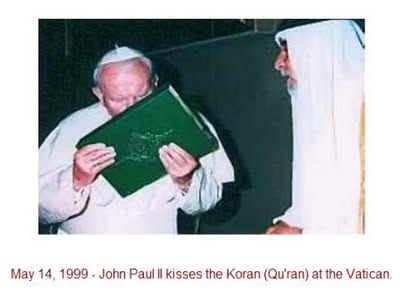Pope kissing quran Islam & Rome Connection