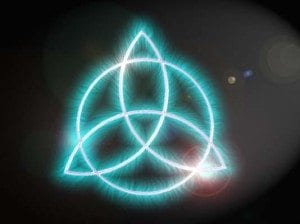 Symbol of the Triquetra Wicca