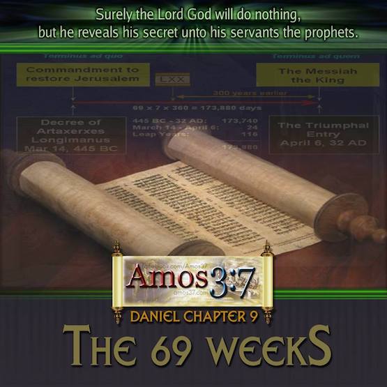 Daniel, Ch. 9, 69 Weeks, Prophecy, Jerusalem,