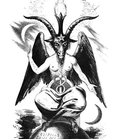 baphomet, law of reversal, pan, witchcraft,