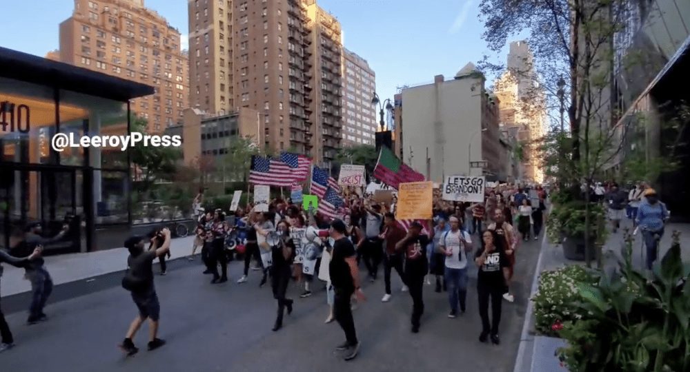 New Yorkers Took Over Streets Protesting Against Vaccine Mandates and Passports