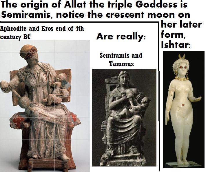 origins, Allat, pre Islamic, idol,