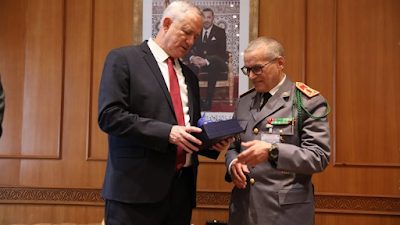Defense Minister Gantz: Partnership with Morocco 'vital' in fighting threats