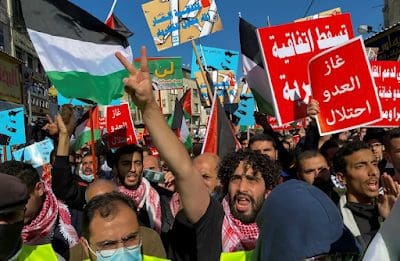 Jordanians protest against water-for-energy deal with Israel