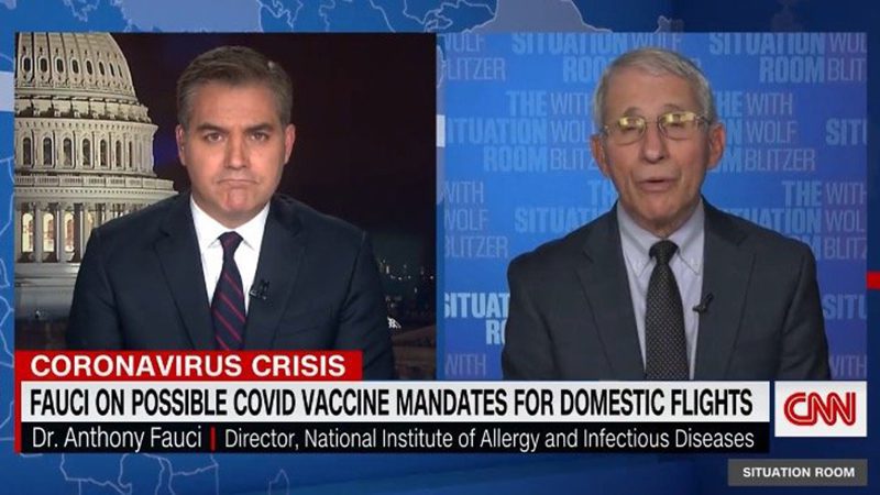 Fauci Admits Mandates are ‘Just a Mechanism’ to Get More People Vaccinated