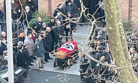 Swastika-draped casket at neo-fascist funeral in Rome sparks outrage