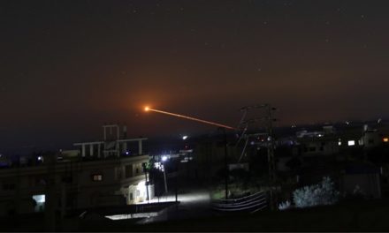 Syrian missile explodes over Israel after IDF hits targets near Damascus