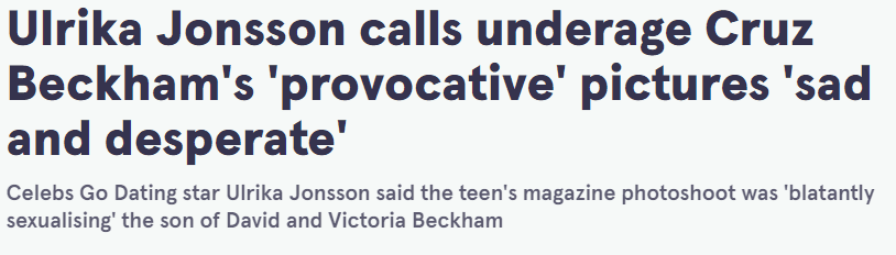 This Picture of Cruz Beckham Sums Up Everything That is Wrong in the Entertainment Industry 2 3 3 This Picture of Cruz Beckham Sums Up Everything That is Wrong in the Entertainment Industry