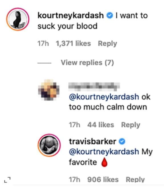 Megan Fox Openly Admits That She Drinks Blood For "Ritual Purposes" 8 kourtney Megan Fox Openly Admits That She Drinks Blood For "Ritual Purposes"