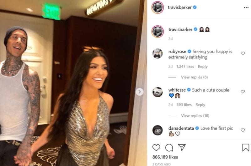 Megan Fox Openly Admits That She Drinks Blood For "Ritual Purposes" 7 travisbarkerinsta e1651172584425 Megan Fox Openly Admits That She Drinks Blood For "Ritual Purposes"