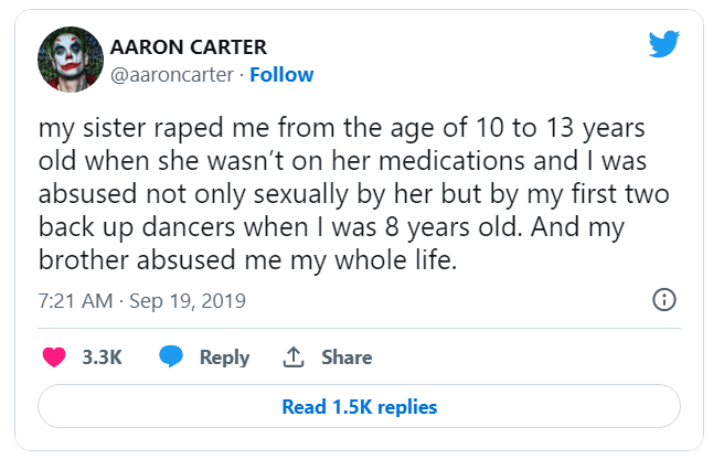 Screenshot 20221121 122626 Aaron Carter: The Suspicious Death of a Blatant Industry Slave