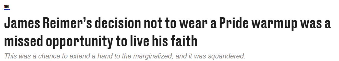 NHL Players Who Refuse to Wear Pride Jerseys Are Facing Authoritarian Media Backlash 68 Screenshot 2023 03 23 160805 NHL Players Who Refuse to Wear Pride Jerseys Are Facing Authoritarian Media Backlash