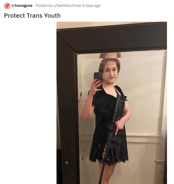 trangun2 The Nashville Shooting, the Violent Rhetoric of the Trans Movement and Mass Media's Hypocritical Coverage of it All